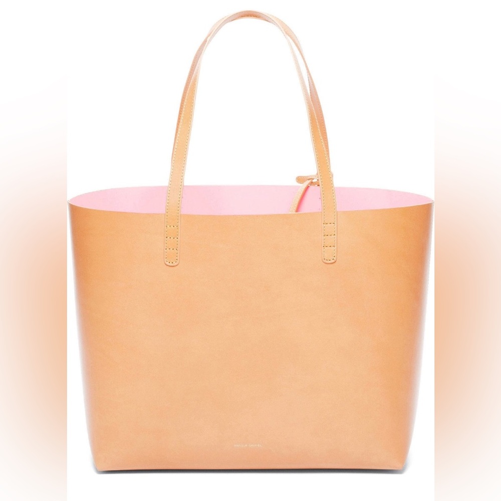 Mansur Gavriel Large Tote in Cammello/Rosa